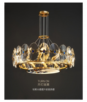 Đèn chùm pha lê nhập khẩu, cao cấp DCPL 009
