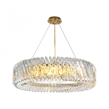 Đèn pha lê tròn nhập khẩu trang trí nội thất DCPL 019