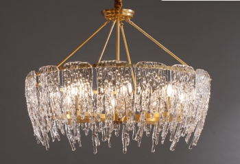 Pha lê đèn chùm nghệ thuật trang trí nội thất DCPL 034