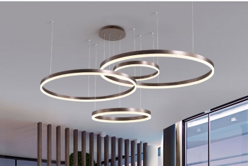 Đèn led thả trần trẻ chung, ấn tượng DLAB 002