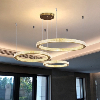 Đèn chùm LED Ring hiện đại trang trí phòng khách DLAB 026