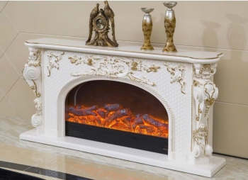 Ảnh thực tế lò sưởi trang trí 3D, 4D lắp tại Hateco Laroma