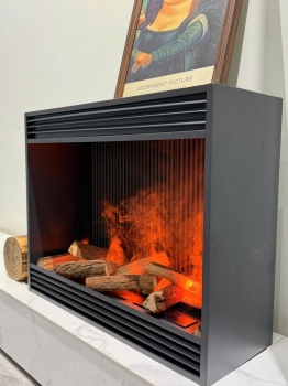 Feedback cư dân HaDo Centrosa Garden về lò sưởi decor 4D