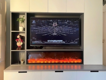 Khách hàng Imperial Sky Garden đánh giá lò sưởi trang trí