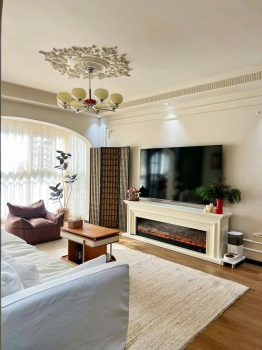 Ngắm lò sưởi decor 3D sang trọng lắp tại The Lotus Center