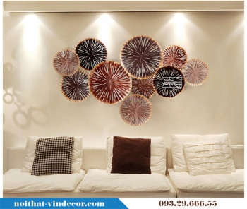 Hoa sắt trang trí nội thất độc đáo TAA 022
