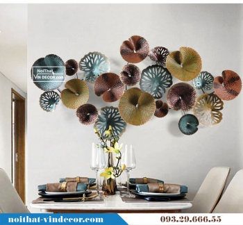 Tranh hoa sắt trang trí phòng khách TAA 004