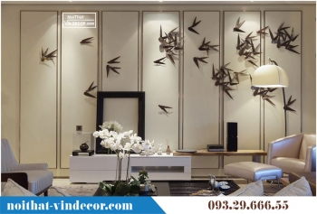 Decor trang trí lá tre độc đáo TBB 049