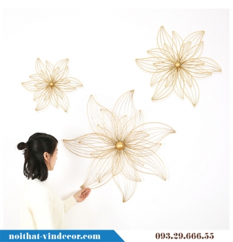 Decor hoa sắt trang trí nội thất TBB 144