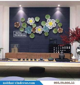 Tranh hoa sen trang trí nội thất TBB 203