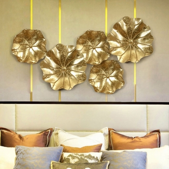Tranh decor lá sen trang trí nội thất TBB 217