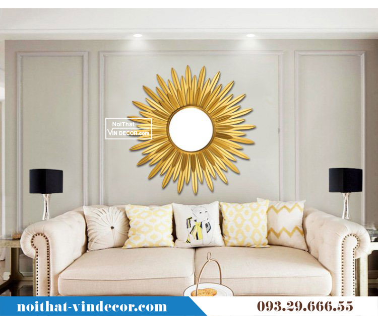Gương decor nhập khẩu hiện đại GBB 025