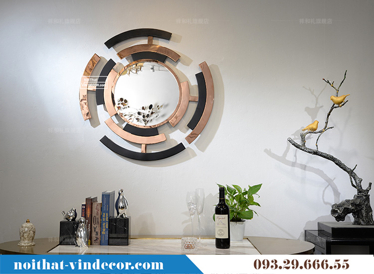 Gương nghệ thuật-Gương decor trang trí GBB 022