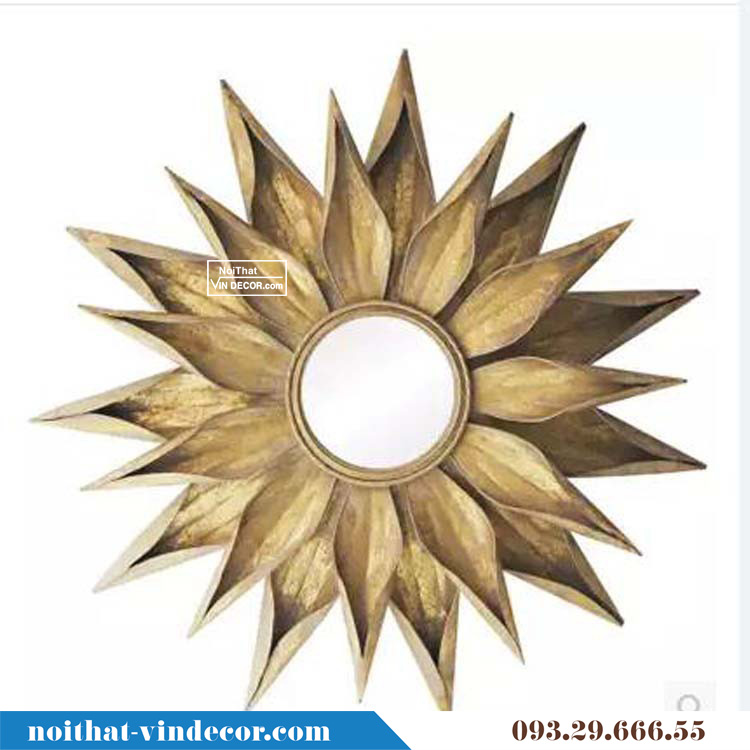 Gương decor trang trí phòng khách độc đáo GBB 014