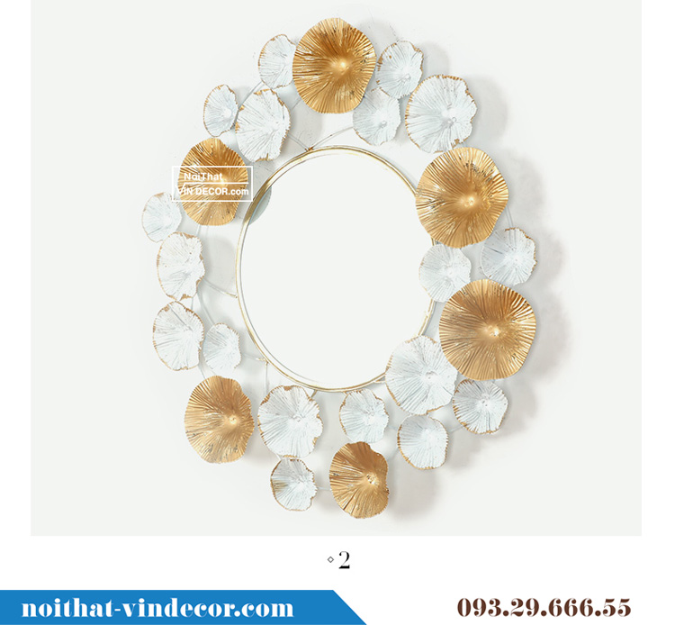 Gương hiện đại trang trí phòng khách GBB 018