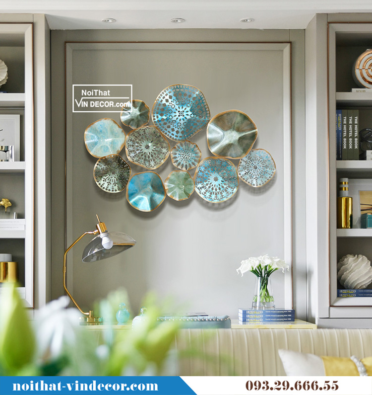 Tranh hoa sắt decor trang trí nội thất TAA 007