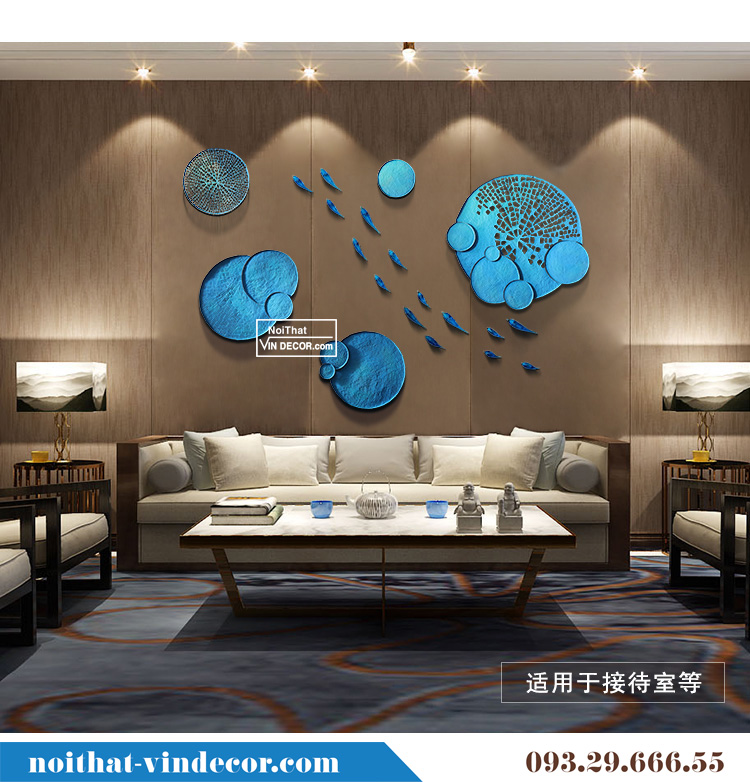 Decor hiện đại gắn tường-Decor trang trí TBB 111