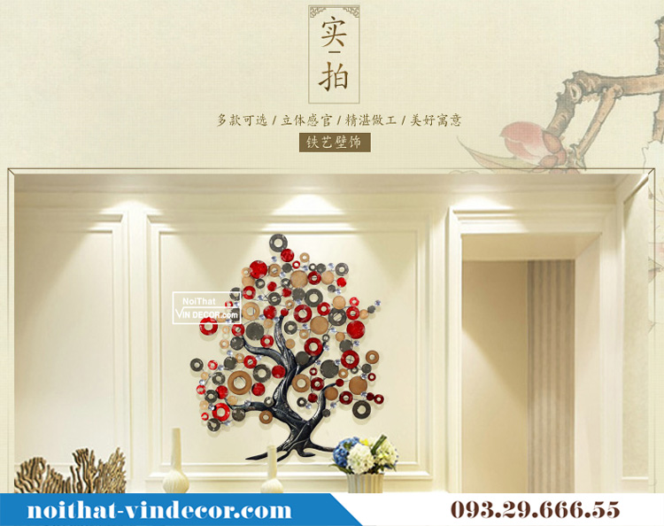 Decor treo tường-Decor gắn tường trang trí TBB 114