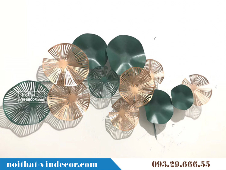 Tranh hiện đại hoa sen gắn tường TBB 136