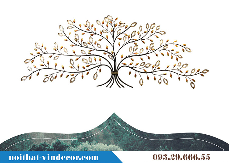 Tranh trang trí cây decor gắn tường TBB 141