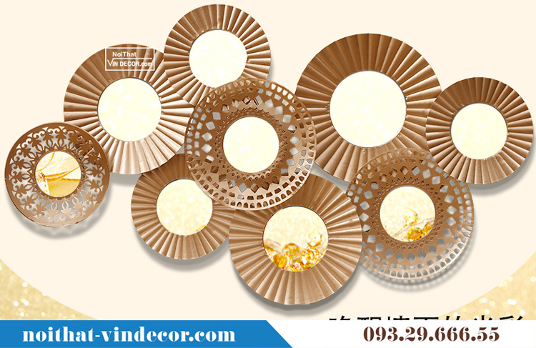 Tranh gương decor trang trí nội thất TBB 180