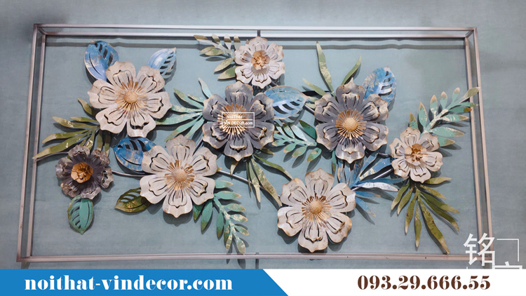 Tranh phòng khách bằng kim loại TBB 175