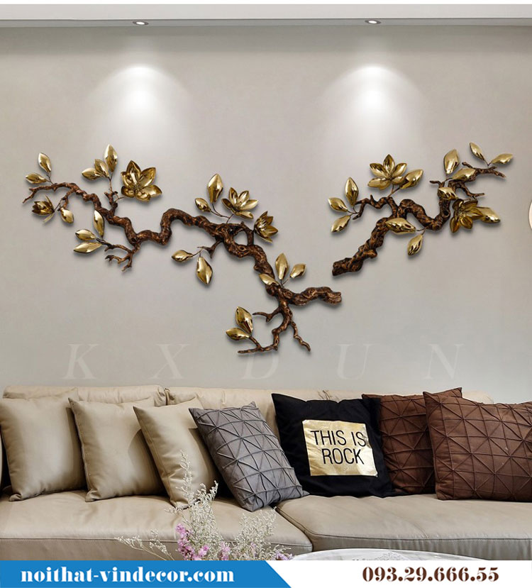 Tranh hoa sắt trang trí nội thất TBB 191