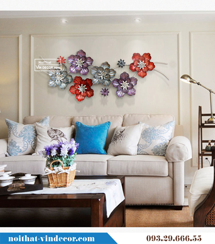 Tranh hoa trang trí nội thất chung cư TBB 193