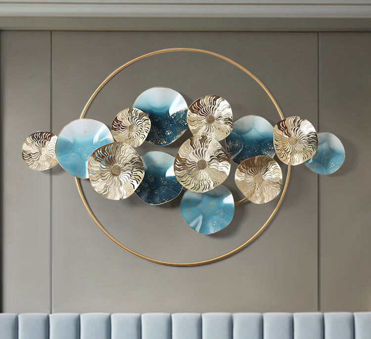 Tranh decor hoa sen xanh độc đáo TBB 258