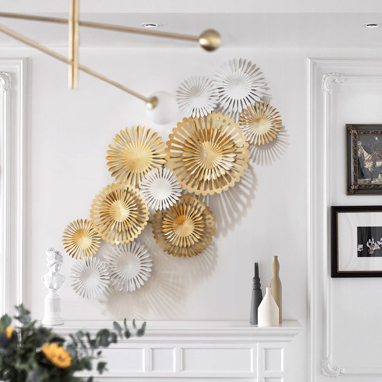 Hoa mạ decor hiện đại trang trí TBB 319