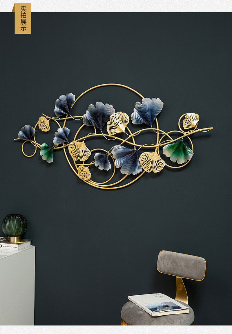 Decor tranh lá Ginko nghệ thuật treo tường TBB 373