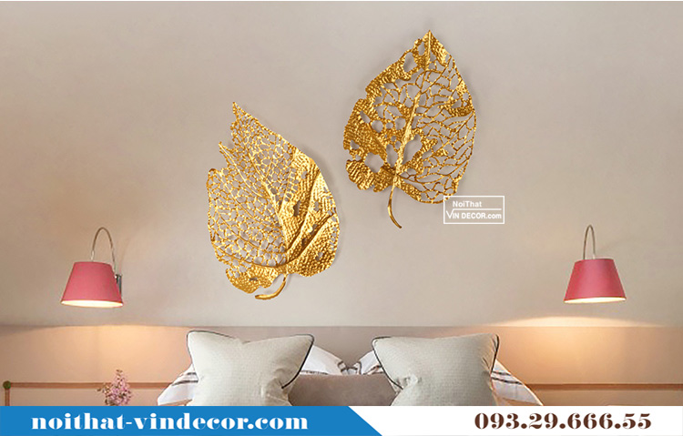 Tranh decor trang trí nội thất hình lá TBB 005